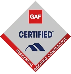 GAF certified contractor badge